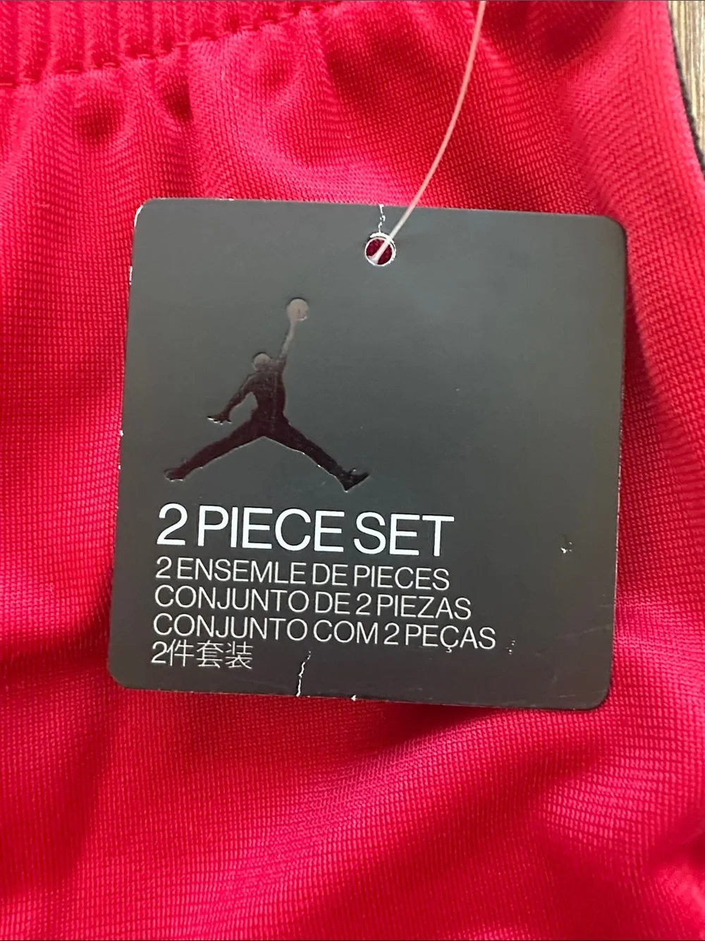 Nike Red and Black Kids Matching Tracksuit Set - Picture 3 of 7